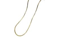 Générique Colliers collier collier en ossements de serpent en or avec chaîne de serpent