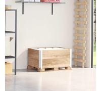 Générique Colliers de Palette 2 pcs 80x60 cm Bois de pin Solide,Entreprise & Industrie, Manutention de matériaux, Palettes & Plates-Formes de Chargement, Brun (Poids 14.23KG)