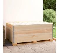 Générique Colliers de Palette 3 pcs 100x150 cm Bois de pin Solide,Entreprise & Industrie,Manutention de matériaux,Palettes & Plates-Formes de Chargement,Brun,33.35 KG,310059