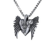 Générique Colliers en métal d’amour avec pendentifs pour hommes et femmes, bijoux pour couples, accessoires cadeaux, mode,