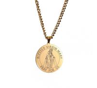 Générique Colliers pendentifs de la Vierge Marie Bijoux religieux Sainte Agathe-Marie-Madeleine Collier Sainte Martin Féminin