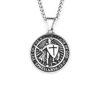 Générique Colliers pour femmes, collier pendentif vintage de chevalier d’épée, colliers de guerriers templiers médiévaux européens pour bijoux motards
