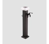 Générique Colonne d'eau extérieure en Acier Inoxydable avec Robinet - Robinet sur Pied de Jardin de 60 cm, Colonne d'eau Verticale antigel pour Jardin et terrasse (Noir)