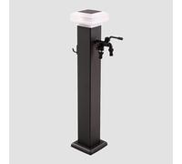 Générique Colonne d'eau extérieure en Acier Inoxydable avec Robinet, Support d'eau Vertical antigel de 80 cm pour Jardin, Colonne d'eau Durable pour Un accès Facile et Un Design élégant (Noir)