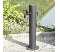 Générique Colonne d'eau Verticale d'extérieur - Rallonge de Robinet antigel, Pistolet de pulvérisation décoratif, Distributeur d'eau cylindrique pour aménagements de Jardin - Type B