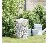 Générique Colonne Gabion avec Robinet 50x25x25 cm Acier Inoxydable,Maison & Jardin,Pelouses & Jardins,Arrosage & Irrigation,Argent,2.6 KG,42013413