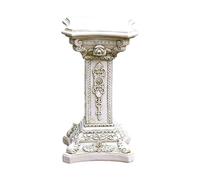 Générique Colonne Romaine | Statue de Piedestal Colonne Grecque - Ornement Vintage Sculpture Florale pour Jardin Cuisine Salle à Manger Mariage Événement