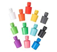 Générique Color Sorting Toy - Wooden Early Educational 12 Pieces,Stacking Cups Sensory Training Activities for Boys Girls Home Kindergarten