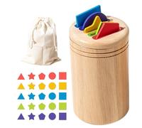 Générique Color Sorting Toys for Kids, Educational Sensory Game Fine Motor Skill Toy Preschool Learning Activity for Kids Travel Play Early Development Puzzle and Logical Thinking 11x7x7cm
