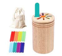 Générique Color Sorting Toys for Kids, Educational Sensory Game Fine Motor Skill Toy Preschool Learning Activity for Kids Travel Play Early Development Puzzle and Logical Thinking 11x7x7cm