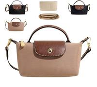 Générique Colorblock Mini Crossbody Bag, Stylish & Lightweight Handbags Purses with Adjustable Strap, Perfect for Daily Outings, Travel & Casual (Brown)