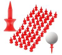 Générique Colored golfTees, Portable golfBall Tees - Reusable Golfing Tees Pack, Durable Training Accessories, Lightweight Sports Equipment | Practice Aids for Women Men Beginners Professionals