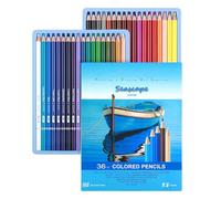 Générique Colored Pencils Set, 36 Count Drawing Sketching Pencils, 9.45x7.09x1.97 inches Art Supply Kit for Blending, Painting, Journaling, Note-Taking, and Creative Doodling, Smooth Core