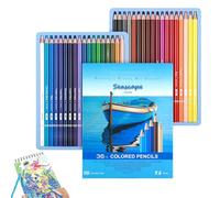Générique Colored Pencils Set, Drawing Sketching Tools, 9.45x7.09in Art Supplies Kit, Smooth Pigment Core, Break Resistant Design for Painting, Blending, Annotation, Journal Decoration