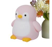 Générique Colorful Penguin Light - Silicone Touch Lamp for Children | Cute Soft Glow with Portable Design, Kids Night Light for Bedroom Bathroom Winter Bedside Desktop Toilet Classroom