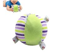Générique Colorful Plush Sensory Ball, 5 inch Rattle Toy Bells, Educational Soft Play for Safe Cotton Product Interactive Accessory for Childrens Day and Early Development Fun
