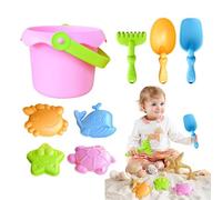 Générique Colorful Sand Bucket, Handy Shovel Tools, Fun Castle Mold, Outdoor Summer Play Kit, Engaging Sandbox Building Set, Beach Toys for Kindergarten, School, Backyard