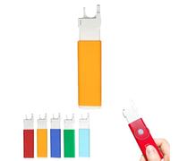 Générique Colorful Threading Tool, Colorful Sewing Machine Threading Tool, Easy Needle Inserter Aid for Everyday Clothing Repairs, Universal Craft Quilting Gadget Accessories Threader (Orange)