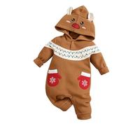 Générique Combi Pilote Bebe Fille Noel, Tenue Pere Noel Bebe Garcon Body Combinaisons Et Barboteuses BéBé GarçOn Chapeau IdéE Cadeau Costume Garcon Mon
