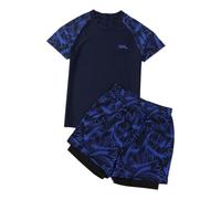 Générique Combinaison Anti UV - Maillot de Bain imprimé léopard pour Filles avec Jupe pour Les 2 à 12 Ans Maillots de Bain Mignons pour Enfants