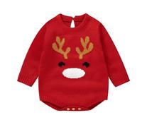 Générique Combinaison Bebe Hiver NoëL, Tenue NoëL BéBé GarçOn Pyjama Enfant Noel Collant Bebe Fille Noel GrenouillèRes, Costume Mere Enfant 1Er GarçOn