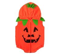 Générique Combinaison bébé pour Halloween en avec capuche idéale pour les sorties et la détente un choix parfait pour les petits aventuriers (Orange, 12-18 Months)