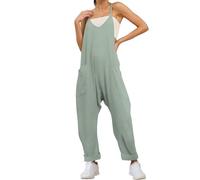 Générique Combinaison de maternité Lahloya, combinaison oversize Lahloya - Combinaisons de maternité et post-partum, combinaisons de grossesse pour femmes (Cyan,L)