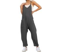 Générique Combinaison de maternité Lahloya, combinaison oversize Lahloya - Combinaisons de maternité et post-partum, combinaisons de grossesse pour femmes (Dark Gray,M)