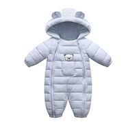 Générique Combinaison de Neige Bébé Enfant Hiver, Manteau D’ hiver Bebe Coupe-Vent Capuche Polaire Vêtements D'Extérieur | Manteau Bebe Fille | GarçOn Et Fille Combinaison Une PièCe Avec Capuche,
