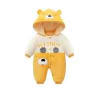 Générique Combinaison De Neige D'Hiver Pour Bébé Rompers Vestes Ski Garçons Outwear Enfant En Bas Âge Garçon Fille Barboteuse Imperméable Bebe Hiver Lot Body 36 Mois (Jaune,0-1 mois)