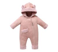 Générique Combinaison De Neige Pour Bébé Pilote Hiver Barboteuse Bebe Garçon 3 Mois Body 12-18 Ski Enfant Grenouillère Rembourré Les Bébés Garçons Et Filles À Ans (Rose,6-12 mois)