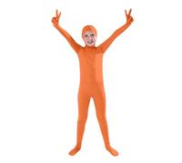 Générique Combinaison de Performance pour garçons Tenue avec Ouverture pour Le Visage Spectacle sur scène et soirée dansante Enfants Orange 5 6
