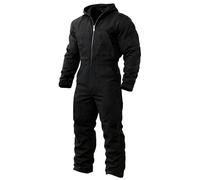 Générique Combinaison de travail noire à manches longues pour activités de plein air par temps froid Combinaison de protection d'hiver pour homme