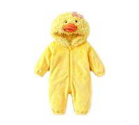 Générique Combinaison-grenouillère pour garçons avec Capuche en Polaire et tête d'animal en 3D Chaude et Confortable idéale pour Halloween et Les Tout-Petits Parfaite pour l'hiver