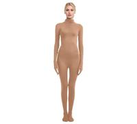 Générique Combinaison intégrale unisexe pour homme et femme - Costume d'Halloween - Carnaval - Costume Slenderman - Lorax ouvert - Cosplay - Combinaison seconde peau - Combinaison adulte