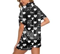 Générique Combinaison Pyjama Femme Automne Rouge Motif Léger Ado Peignoir Coton Cocooning Satin Robe De Chambre Taille Forte Manga Polaire Hiver Chaud Sexy