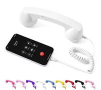 Générique Combiné téléphonique rétro avec Interface de Type C (#3) | Récepteur de téléphone portable filaire vintage avec microphone, pour des photos au bureau à domicile ou en voyage