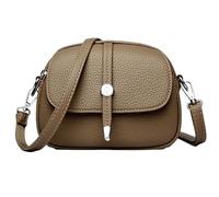 Générique Comebybuy Bags, Comebybuy Crossbody Leather Bag, Leather Crossbody Shoulder, Casual Satchel Handbag (Grey)