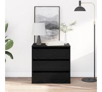 Générique Commode d'angle Chêne Noir 60x41x58 cm Bois d'ingénierie,Meubles,Armoires & Meubles de Rangement,Commodes,Noir,20.85 KG,868892