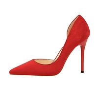 Générique Comode Scarpe Con Tacco da 10 cm per Feste e balli di Fine Anno, décolleté Con Tacco Alto da Donna, Tacchi a spillo a Punta chiusa per damigelle d'onore