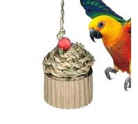 Générique Compact Bird Puzzle, Fun Hanging Toy, Natural Cage Plaything, Pocket Size Outdoor Training Aid, Exciting Apartment Home Entertainment Kit, Pet Accessory for Myna, Pigeon, Parrot