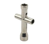 Générique Compact Cross Spanner - Anti Slip Socket Tool | Purpose Wrench with Grip for Robotics Assembly Furniture Fixing Car Repair Household Maintenance DIY Projects and Workshop Use