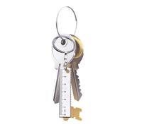 Générique Compact Key Ring - Small Ruler Charm | Pocket Pendant Ornament, Car Purse Bag Accessory, Multi Functional Home Supply, School Organizer Tool, Portable Measurement Companion for Backpack