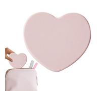 Générique Compact Mirror - Heart Shaped Tool, Small Handheld Glass, Portable Vanity Makeup, Double Sided Cosmetic | Travel Beauty Accessory, Pocket Reflector for Teen Girls Women Purse