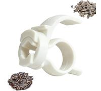 Générique Compact Nut Sheller, Ergonomic Peeling Kitchen Gadget, Sunflower Sheller and Nut Cracker for Home, Office, Picnic, Camping, Coffee Table Snacks, Parties, Birthdays, and Travel-Friendly Use