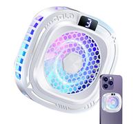 Générique Compact Phone Cooler, Adjustable Mobile Cooler, 2.44 Inches Phone Fan with Sleek Style, Direct Plug Heat Sink, Device Fan with Efficient Design, Video Accessory for Filming
