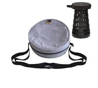 Générique Compact Stool Carry Bag, Lightweight Protection Sack Round Pouch, Carry Case for Folding Tripod Stool, Trips Hiking Travel Beach Camping Sports Outdoor Balcony