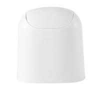 Générique Compact Trash Can - Desktop Garbage Bin with Lid | Non-Slip Mini Rubbish Bucket, Sleek Waste Collector for Bathroom, Office, Apartment, Home, Hotel Decor