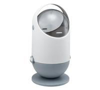 Générique Compact Trash Can - Garbage Can for Countertop | 5.12x5.12x10.24 inches Small Garbage Bin with Lid, Rubbish Bin, Waste Paper with Compact Design, Trash Bag for Bedroom and Kitchen