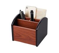 Générique Compartments Desk - Wooden Desk DIY Desktop Tidy Pen, Pencil Holder Office Organization For Desks | For Stationery Supplies Markers Phone Home School Classroom Dorm Table